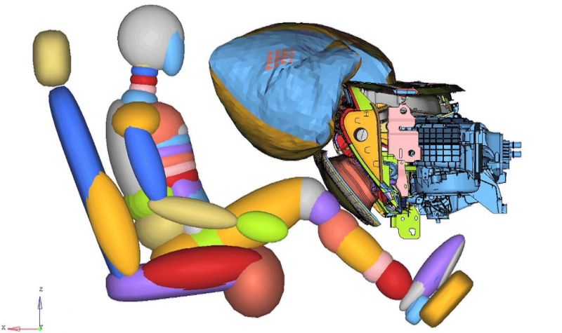 2015 Ford Mustang Glovebox Knee Airbag