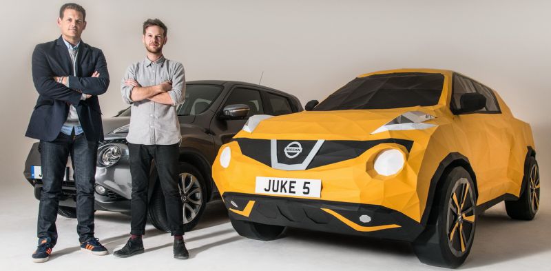 Nissan Juke origami