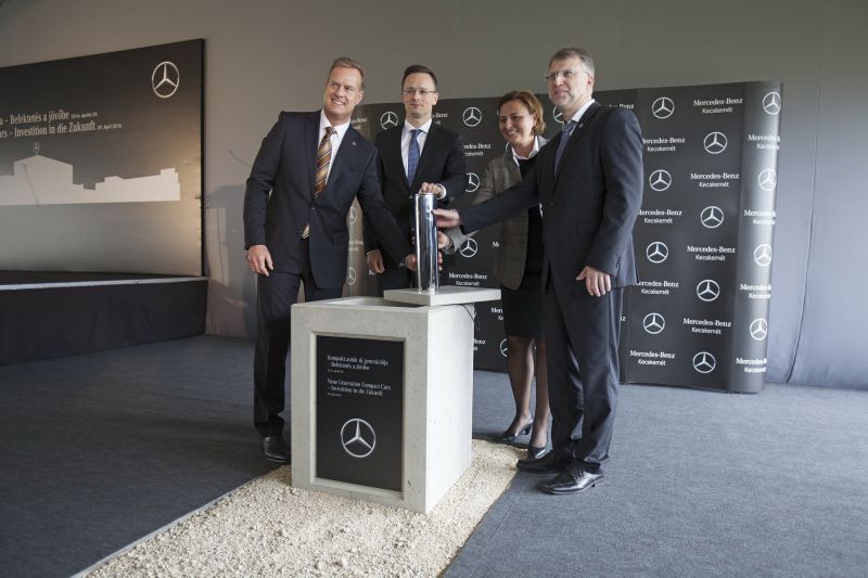 MercedesBenz Kecskemét alapkőletétel 20160429