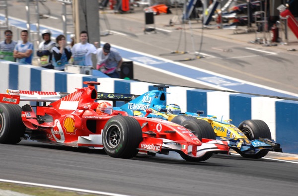 schumacher-fisichella-retro-2006